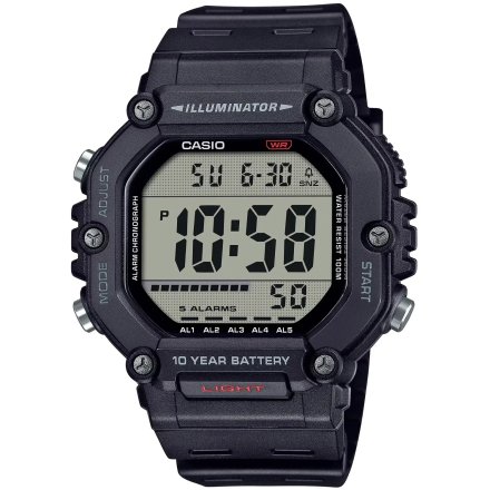 Zegarek Casio Męski Timeless na czarnym pasku AE-1600H-1AVEF