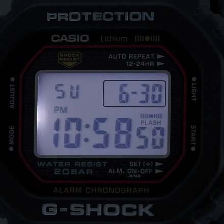 Zegarek Casio Męski G-SHOCK na czarnym pasku DW-5000R-1AER