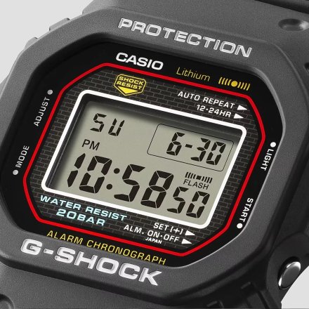 Zegarek Casio Męski G-SHOCK na czarnym pasku DW-5000R-1AER