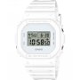 Zegarek Casio G-Shock biały z białym wyświetlaczem DW-5600WW-7ER