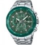 Zegarek Casio Męski Edifice z bransoletą i zieloną tarczą EFR-539DE-3AVUEF