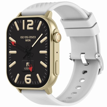 GRAVITY GT15-10 złoto-biały smartwatch do rozmów