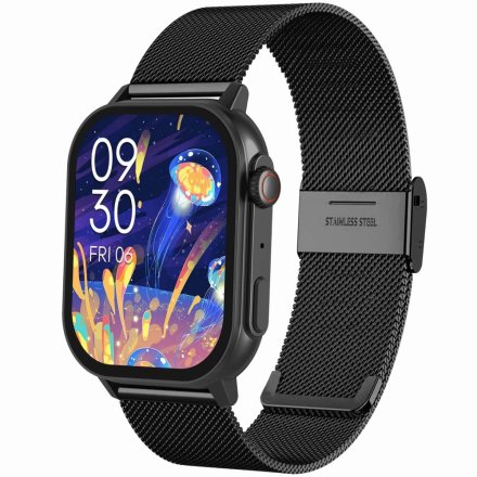 GRAVITY GT15-12 czarno-granatowy smartwatch do rozmów