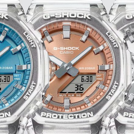 Zegarek Casio G-Shock transparentny GA-2100BM-7A5ER