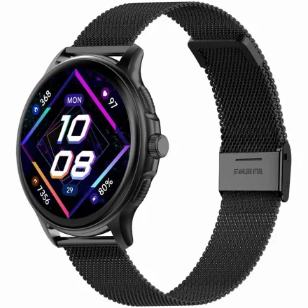 GRAVITY GT12-2 czarno-granatowy smartwatch z pomiarem ciśnienia