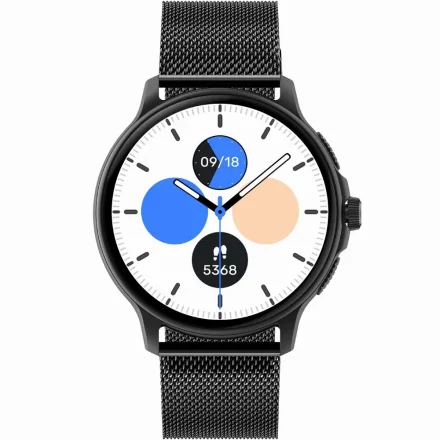 GRAVITY GT12-2 czarno-granatowy smartwatch z pomiarem ciśnienia