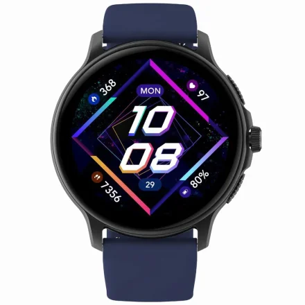 GRAVITY GT12-2 czarno-granatowy smartwatch z pomiarem ciśnienia