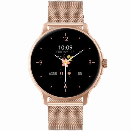 GRAVITY GT12-5 szaro-złoty smartwatch z pomiarem ciśnienia