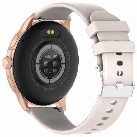 GRAVITY GT12-5 szaro-złoty smartwatch z pomiarem ciśnienia