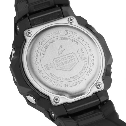 Casio G-Shock G-SQUAD zegarek czarny GBA-950-1AER