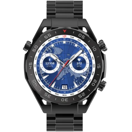 GRAVITY GT13-1 czarny smartwatch męski do rozmów