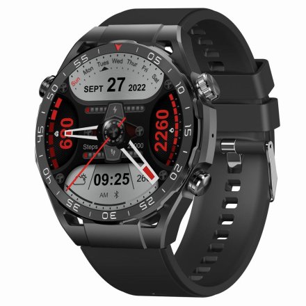 GRAVITY GT13-1 czarny smartwatch męski do rozmów