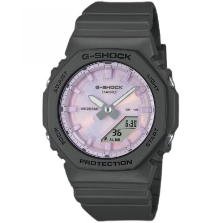 Zegarek Casio G-SHOCK damski na czarnym pasku GMA-P2100PC-1AER