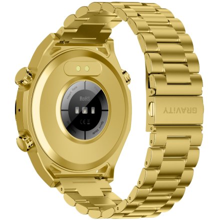 GRAVITY GT13-3 złoto-biały smartwatch męski do rozmów
