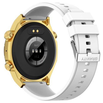 GRAVITY GT13-3 złoto-biały smartwatch męski do rozmów
