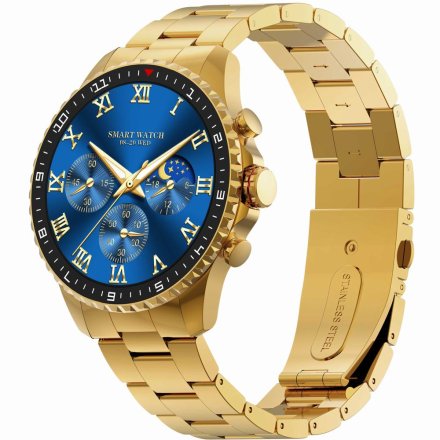 GRAVITY GT16-1 złoty smartwatch męski do rozmów