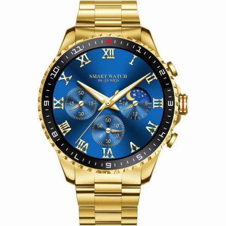 GRAVITY GT16-1 złoty smartwatch męski do rozmów