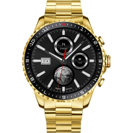GRAVITY GT16-1 złoty smartwatch męski do rozmów