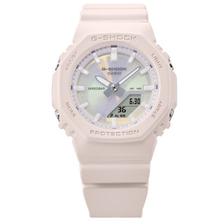 Zegarek Casio G-SHOCK damski na pudrowym pasku GMA-P2100PC-4AER