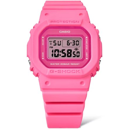 Zegarek Casio G-SHOCK damski na różowym pasku GMD-S5610PP-4ER
