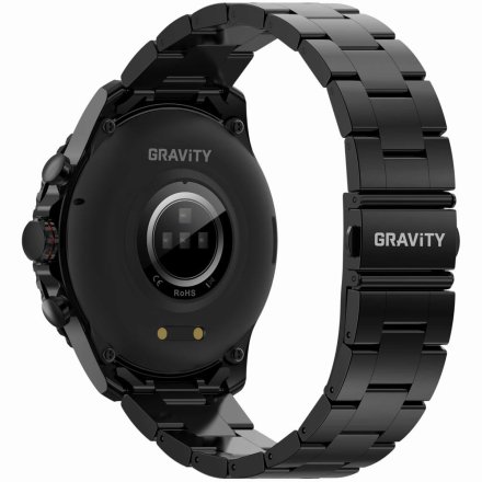GRAVITY GT16-2 czarny smartwatch męski do rozmów