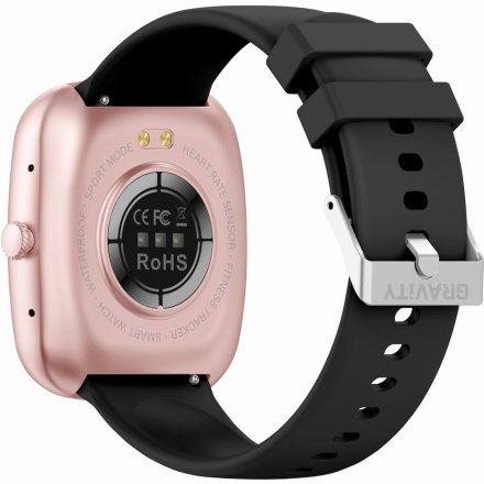 GRAVITY GT18-1 różowo-czarny smartwatch z pomiarem ciśnienia