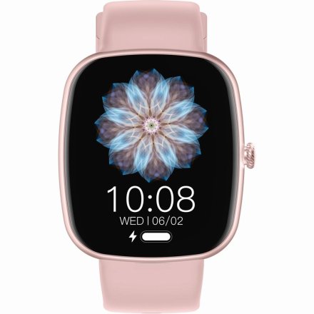 GRAVITY GT18-1 różowo-czarny smartwatch z pomiarem ciśnienia