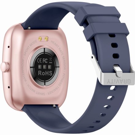 GRAVITY GT18-3 różowo-granatowy smartwatch z pomiarem ciśnienia