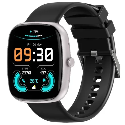 GRAVITY GT18-4 czarno-pomarańczowy smartwatch z pomiarem ciśnienia