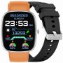 GRAVITY GT18-4 czarno-pomarańczowy smartwatch z pomiarem ciśnienia