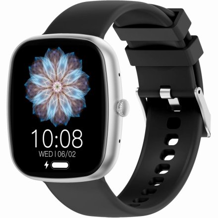 GRAVITY GT18-5 czarno-szary smartwatch z pomiarem ciśnienia