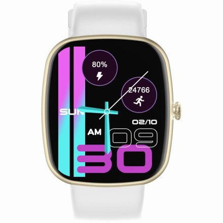 GRAVITY GT18-8 złoto-biały smartwatch z pomiarem ciśnienia