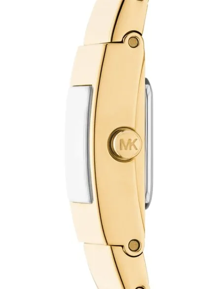 Michael Kors Darrington MK4885 złoty zegarek damski kwadratowy na bransolecie
