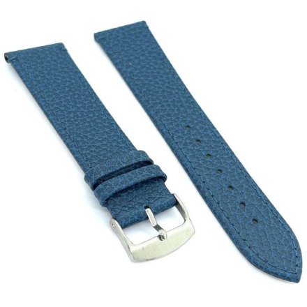 Niebieski pasek 22 mm skórzany DILOY 86.22.5 + GRATIS dwa teleskopy i narzędzie