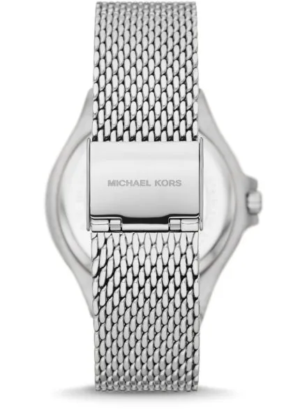 Michael Kors Lennox MK7337 srebrny zegarek damski z siateczkową bransoletką 