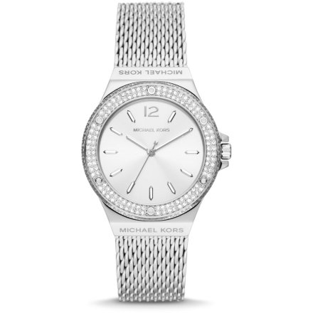 Michael Kors Lennox MK7337 srebrny zegarek damski z siateczkową bransoletką 