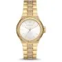 Michael Kors Lennox MK7361 złoty zegarek damski z bransoletą ozdobiony kryształkami