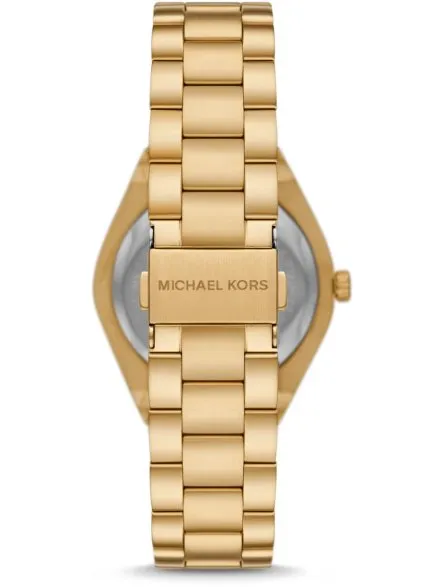 Michael Kors Lennox MK7391 złoty zegarek damski z czytelną srebrną tarczą