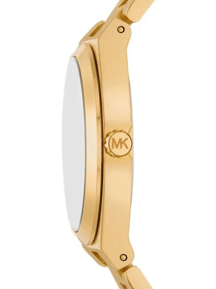 Michael Kors Lennox MK7391 złoty zegarek damski z czytelną srebrną tarczą