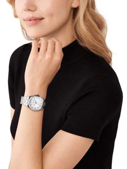 Michael Kors Lennox MK7393 zegarek damski srebrny na bransolecie