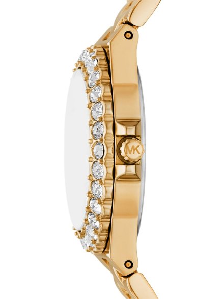 Michael Kors Lennox MK7394 złoty zegarek damski z tarczą o motywie panterki