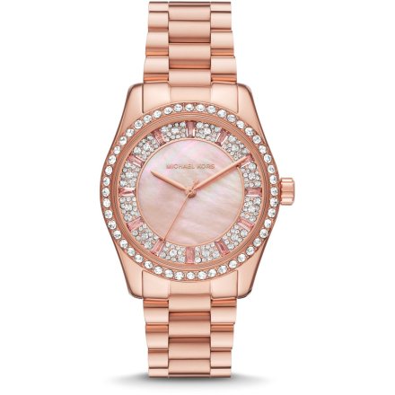 Michael Kors Lexington MK7444 różowozłoty zegarek damski z masą perłową