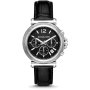 Michael Kors Maren MK7499 zegarek damski srebrny na pasku chronograf