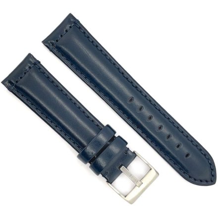 Granatowy pasek 14 mm skórzany DILOY 363.14.5 + GRATIS dwa teleskopy i narzędzie