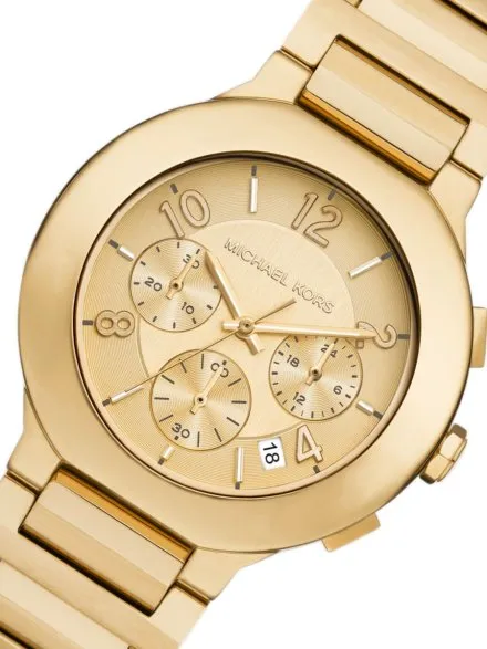 Michael Kors Gramercy MK7520 zegarek damski złoty na bransolecie chronograf