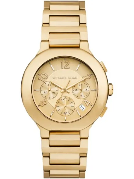 Michael Kors Gramercy MK7520 zegarek damski złoty na bransolecie chronograf