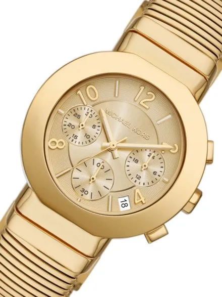 Michael Kors Gramercy MK7525 zegarek damski złoty na bransolecie z funckją chronografu