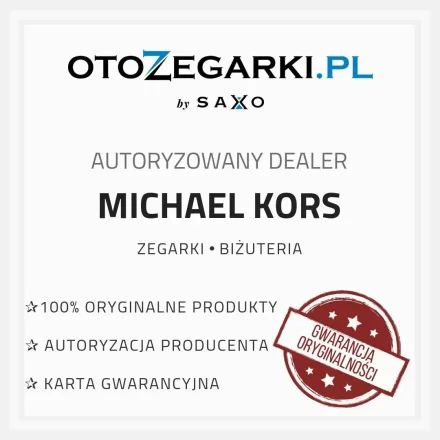 Michael Kors Chain Lock MK4718 srebrny zegarek damski łańcuch bransoletka