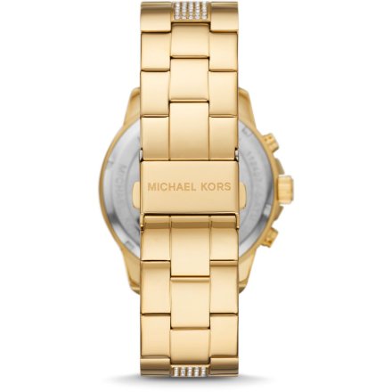 Michael Kors Brynn MK7504 złoty zegarek damski chrono kryształki