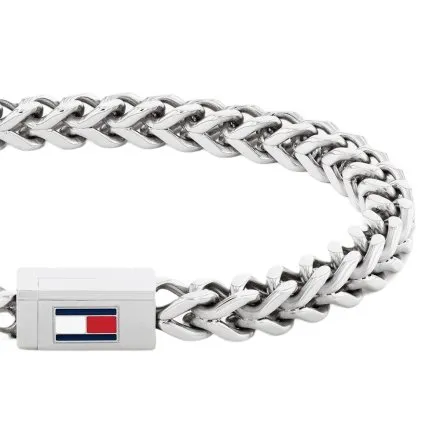 Tommy Hilfiger bransoletka męska srebrna 2790647 